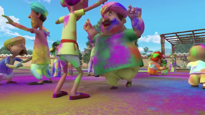 Hình ảnh tập 3 Nhóc Bheem quả cảm: Lễ hội sắc màu